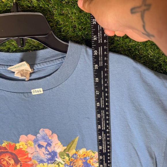 Vintage 1993 Wizard of Oz T-Shirt XXL Blue MGM Grand Las Vegas 90s Movie Tee USA - Picture 10 of 10